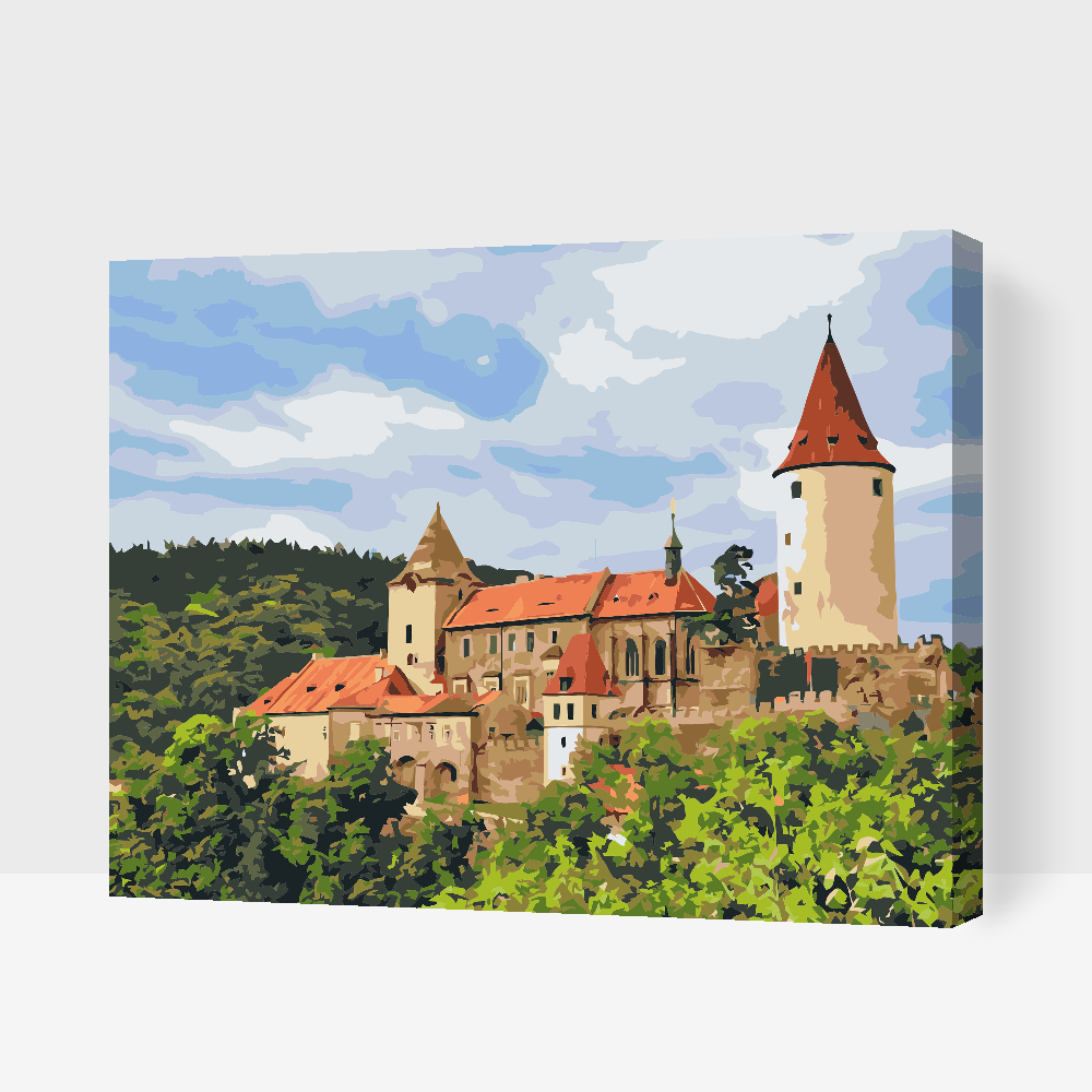 Malování podle čísel - Křivoklát Castle